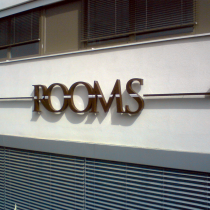 Rooms Metalbuchstaben