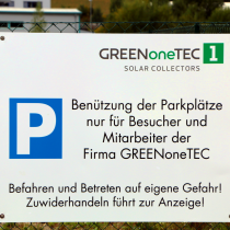 GreenOneTec Parkplatz Groß